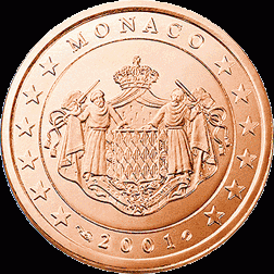 5 Cent UNC Monaco